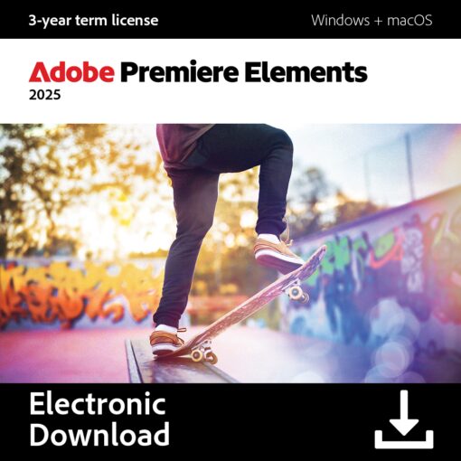 Adobe Premiere Elements 2025 - 3 ára áskrift